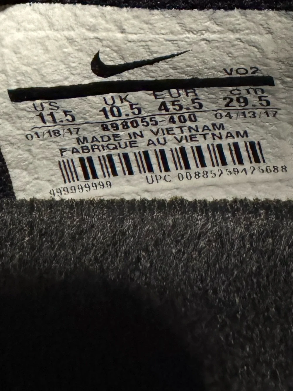 Nike Mens Metcon 3 Training Shoe Navy/Black